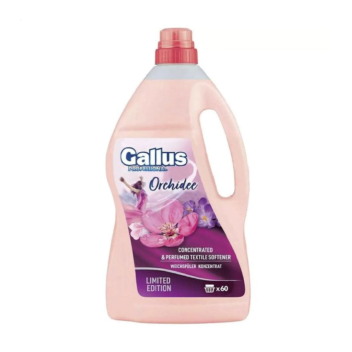 Ополіскувач для білизни Gallus Professional Weichspuler Orchidee, 60 циклів прання, 2.04 л